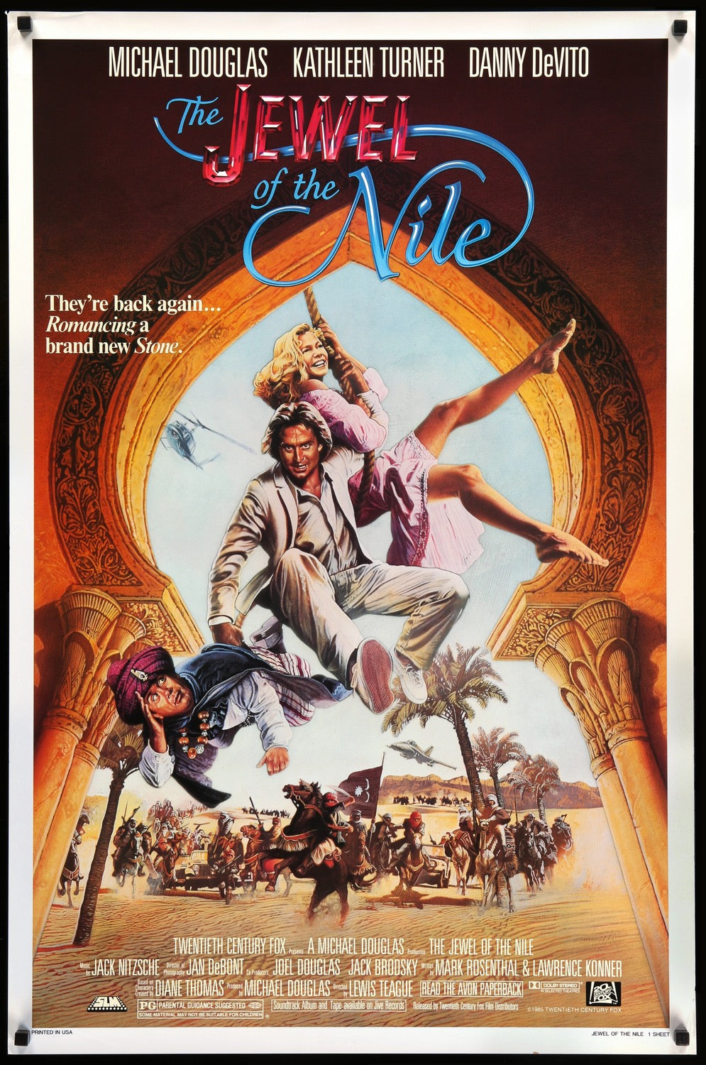Jewel of the Nile (1985) original movie poster for sale at Originalfilmart