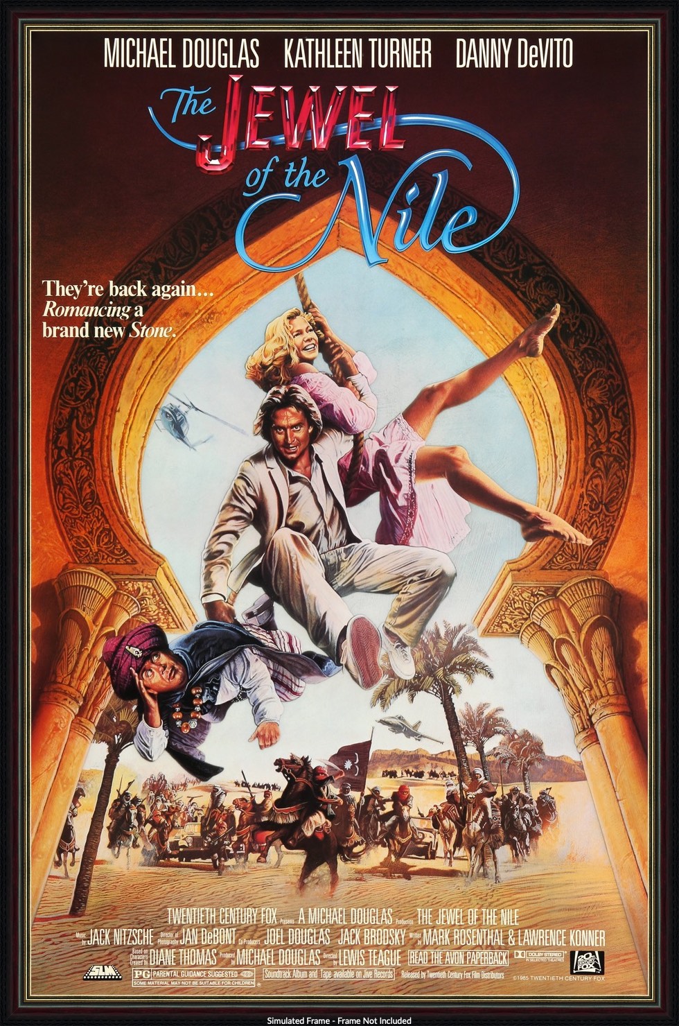 Jewel of the Nile (1985) original movie poster for sale at Originalfilmart