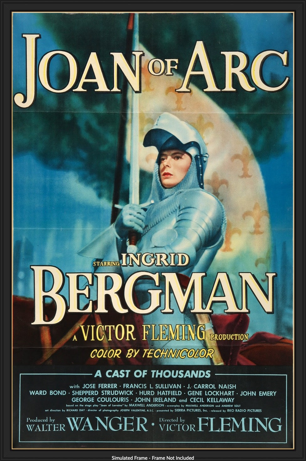 Joan of Arc (1948) original movie poster for sale at Originalfilmart
