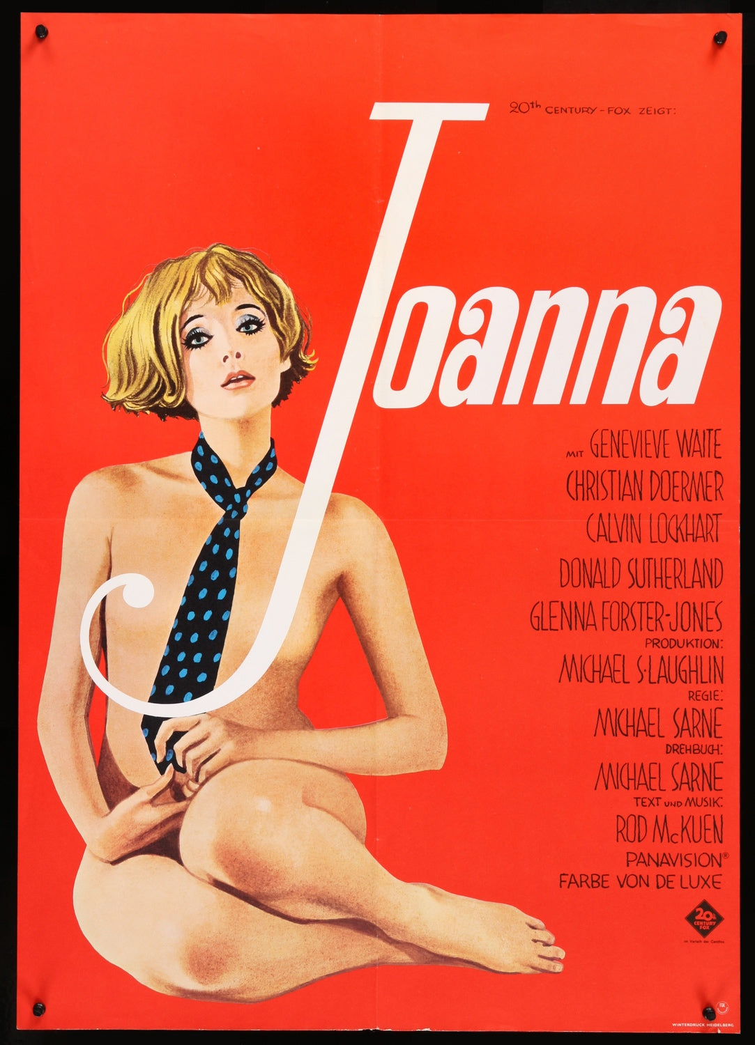 Joanna (1968) original movie poster for sale at Originalfilmart