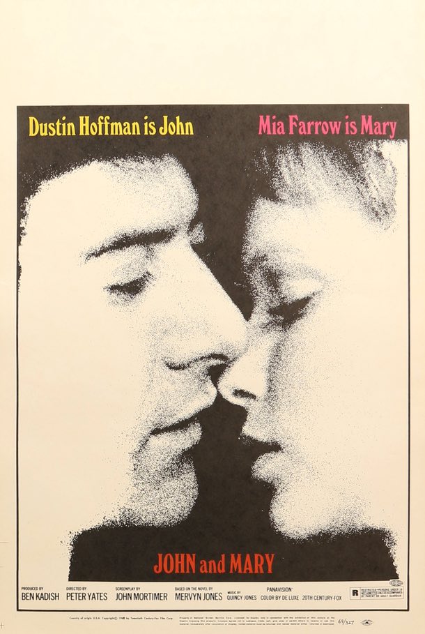 John and Mary (1969) original movie poster for sale at Originalfilmart