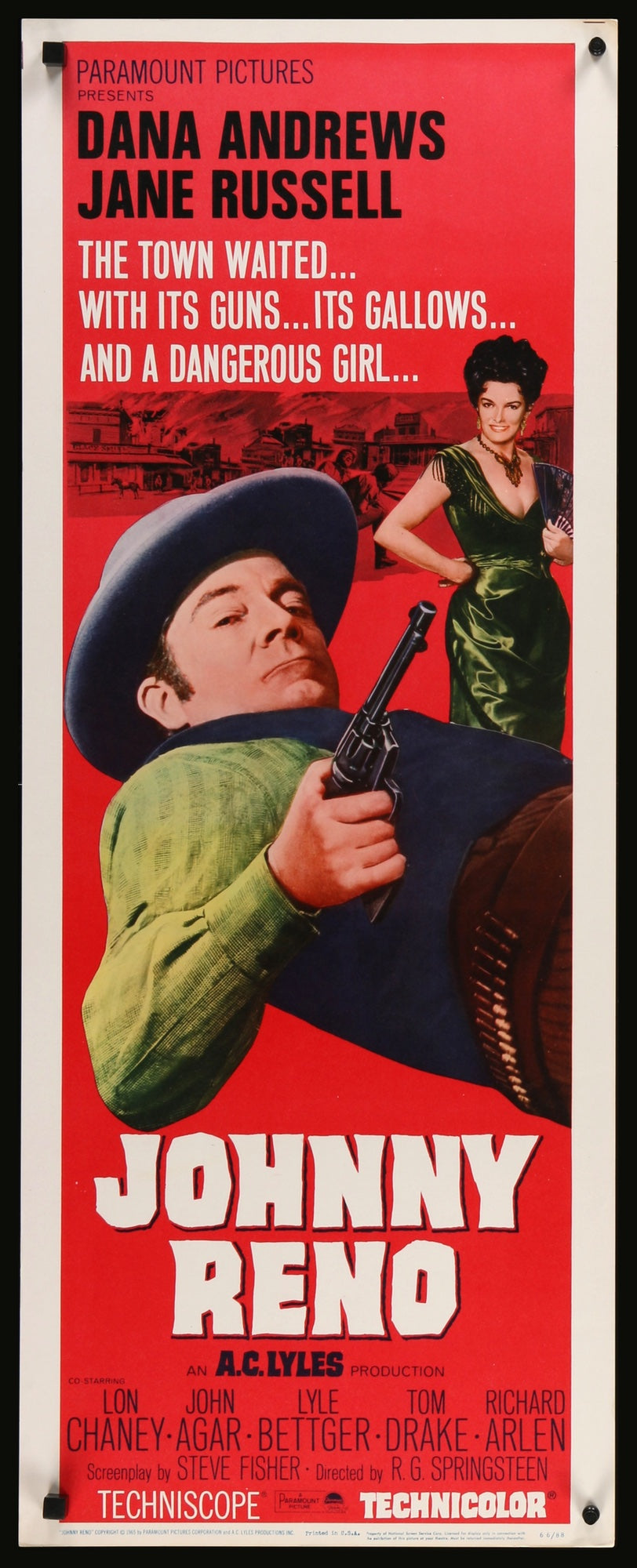 Johnny Reno (1966) original movie poster for sale at Originalfilmart