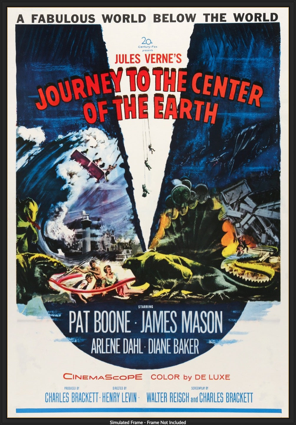 Journey to the Center of the Earth (1959) original movie poster for sale at Originalfilmart