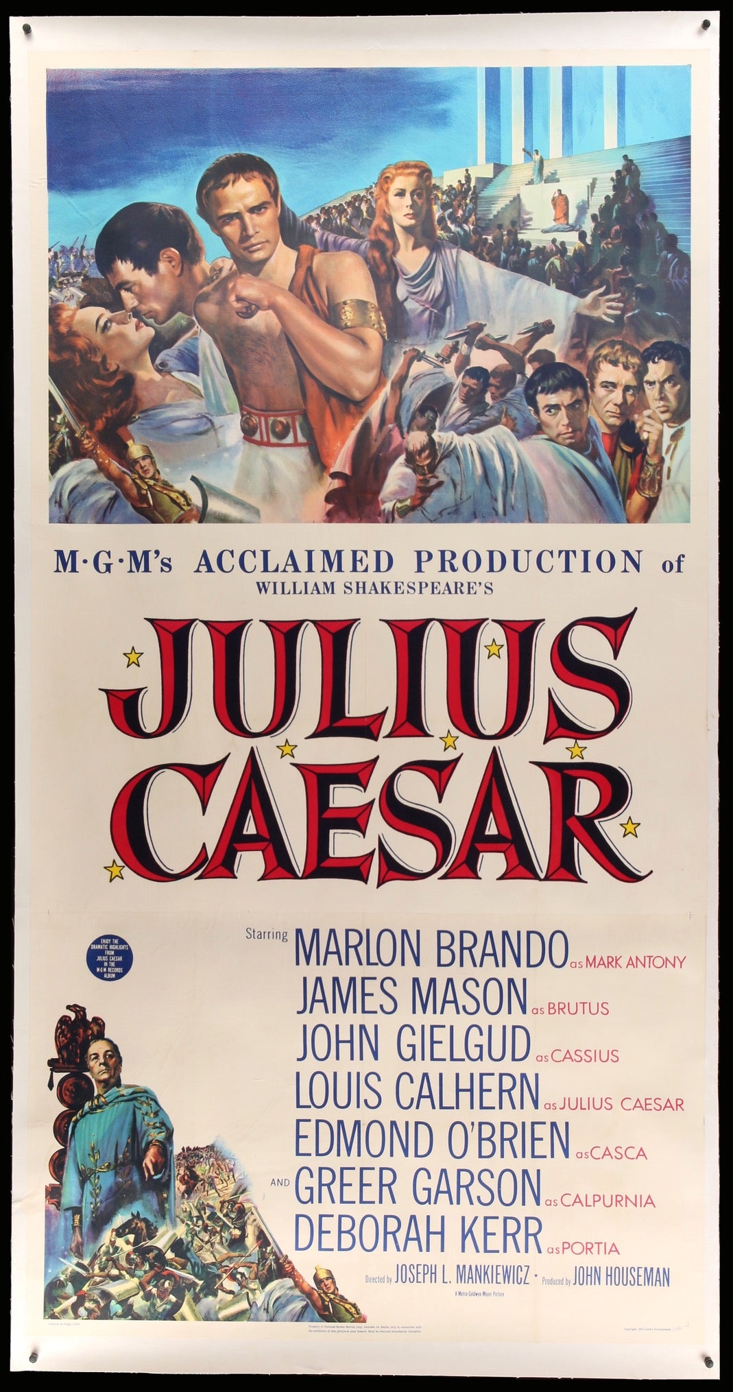 Julius Caesar (1953) original movie poster for sale at Originalfilmart