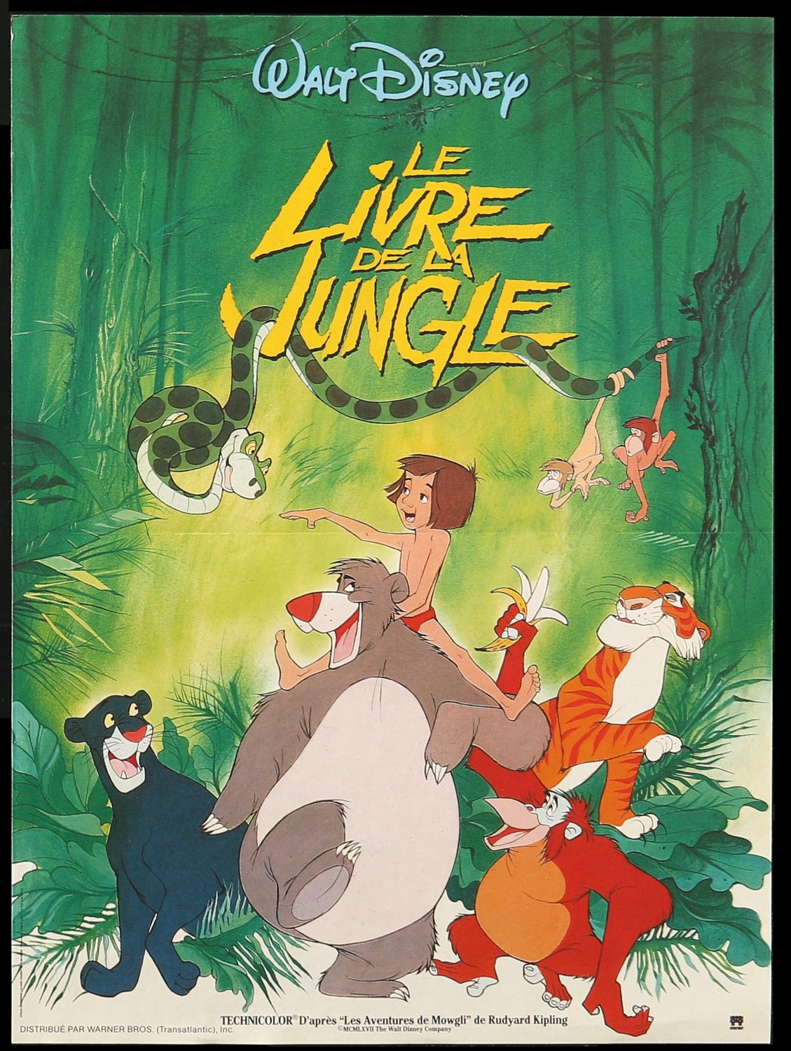 Jungle Book (1967) original movie poster for sale at Originalfilmart