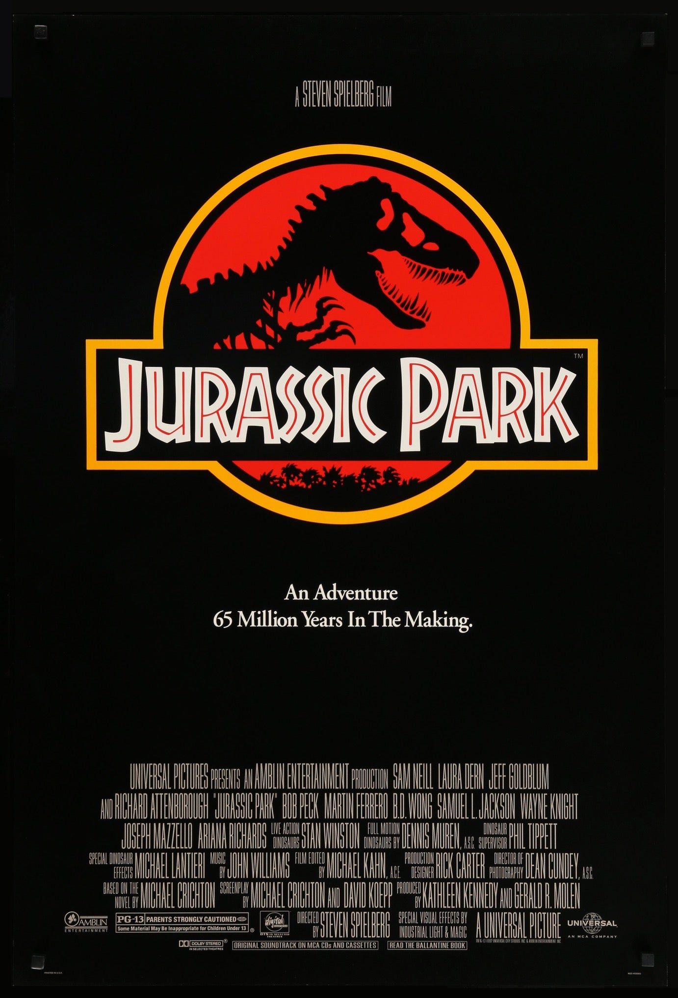 Jurassic Park (1993) original movie poster for sale at Originalfilmart