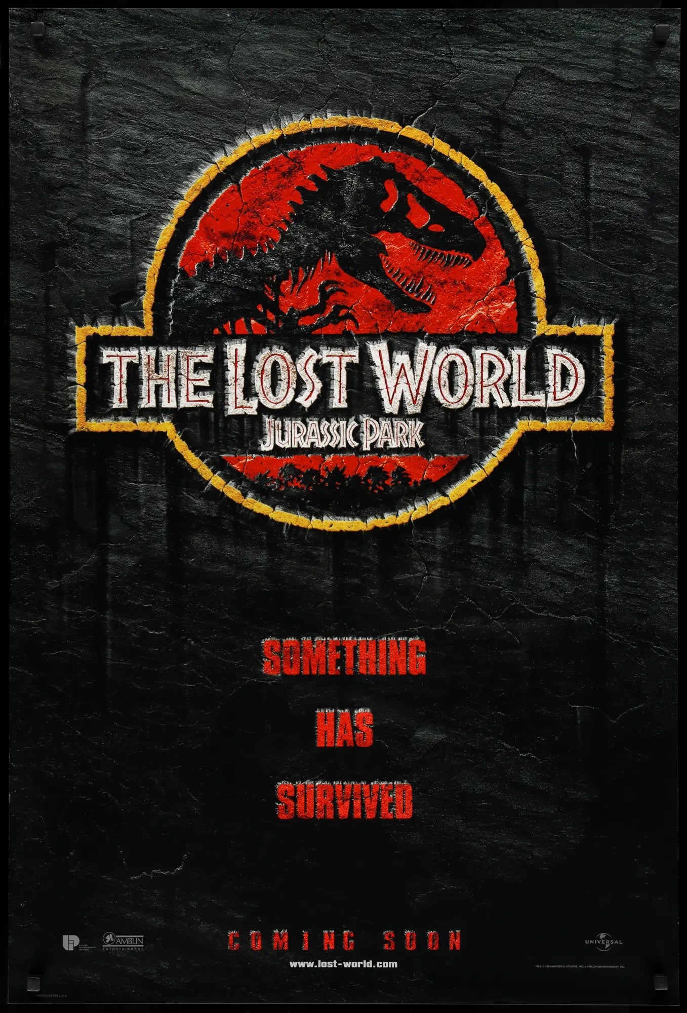 Lost World: Jurassic Park 2 (1997) original movie poster for sale at Originalfilmart