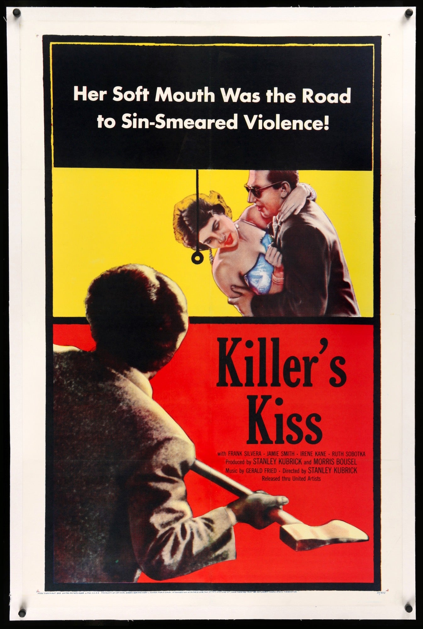 Killer's Kiss (1955) original movie poster for sale at Originalfilmart