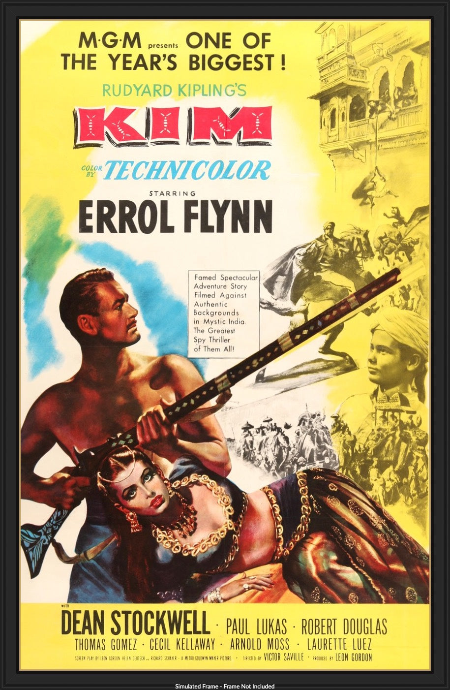 Kim (1950) original movie poster for sale at Originalfilmart