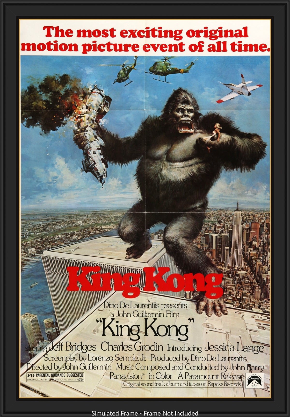 King Kong (1976) original movie poster for sale at Originalfilmart