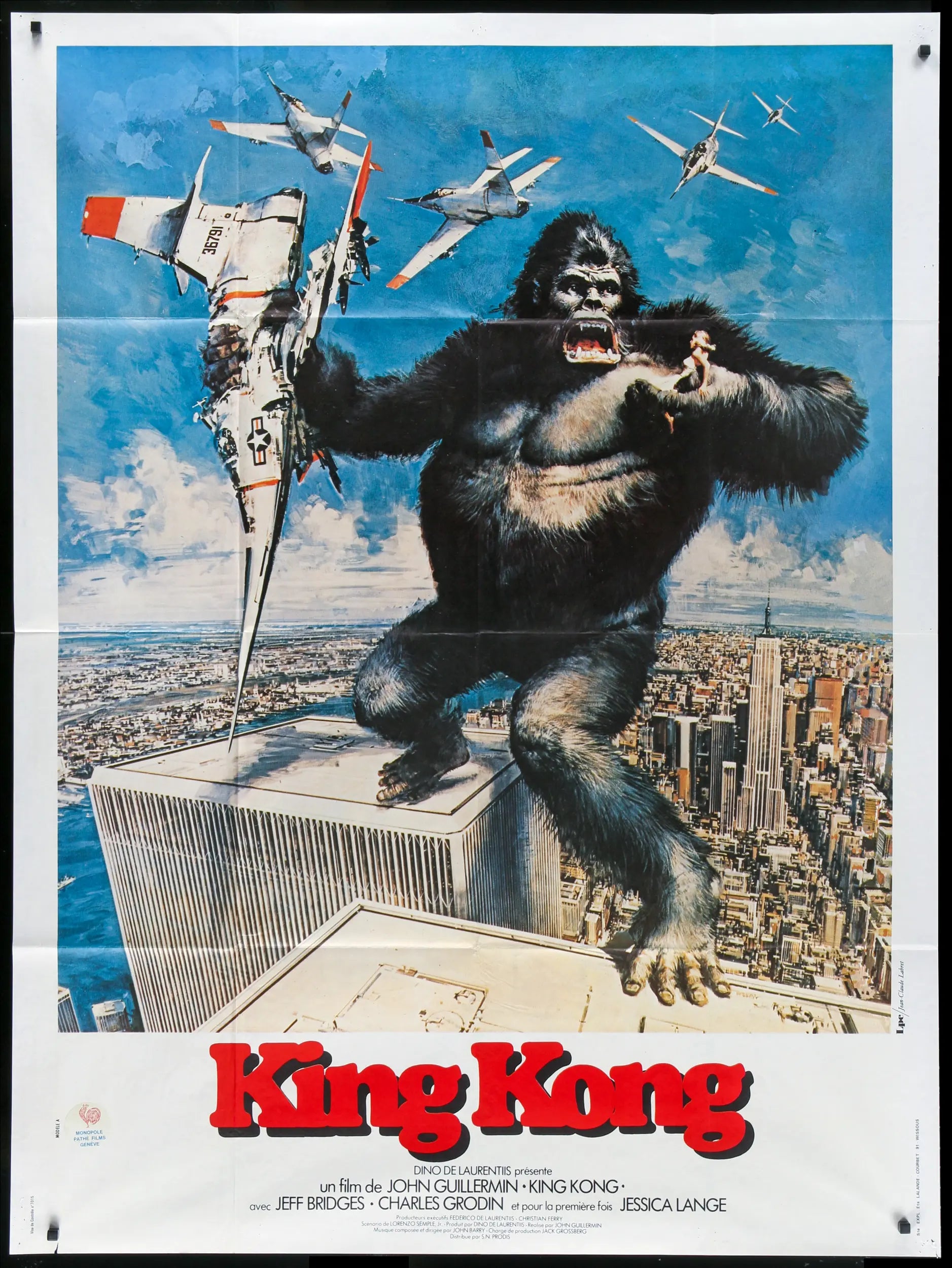 King Kong (1976) original movie poster for sale at Originalfilmart