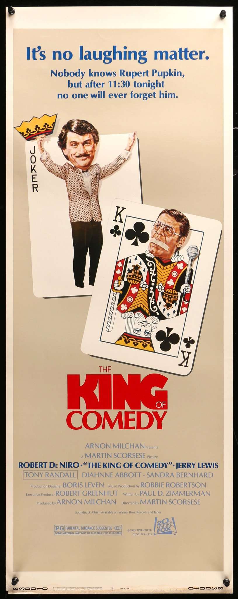 King of Comedy (1983) original movie poster for sale at Originalfilmart