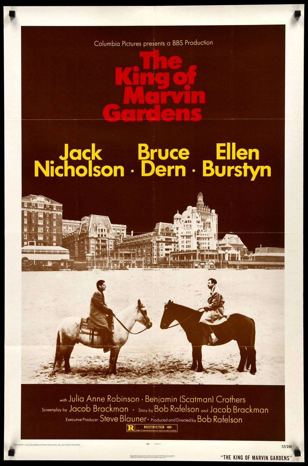 King of Marvin Gardens (1972) original movie poster for sale at Originalfilmart