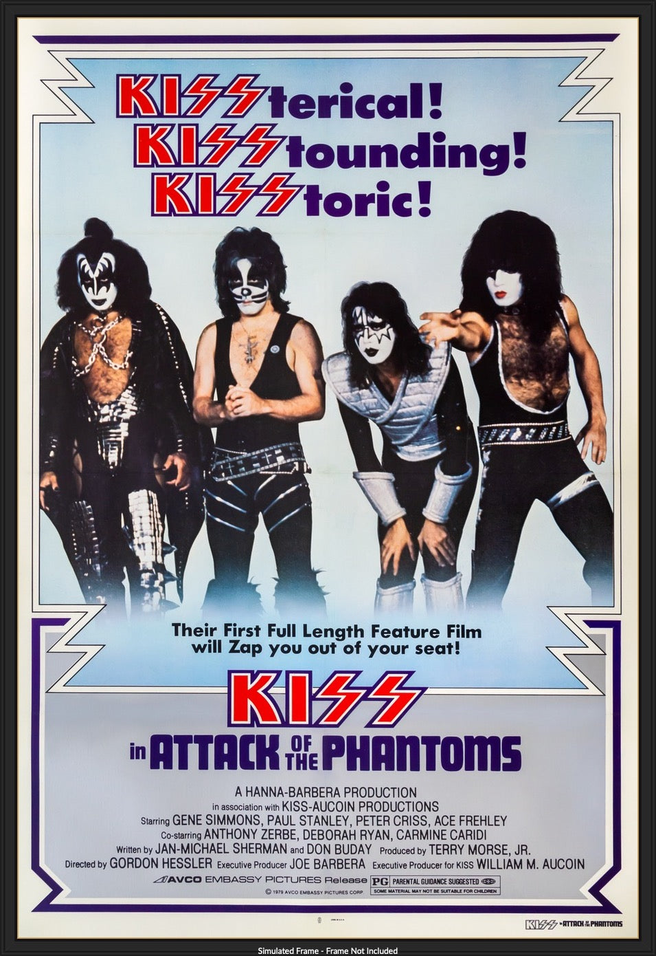 Kiss in Attack of the Phantoms (1978) original movie poster for sale at Originalfilmart