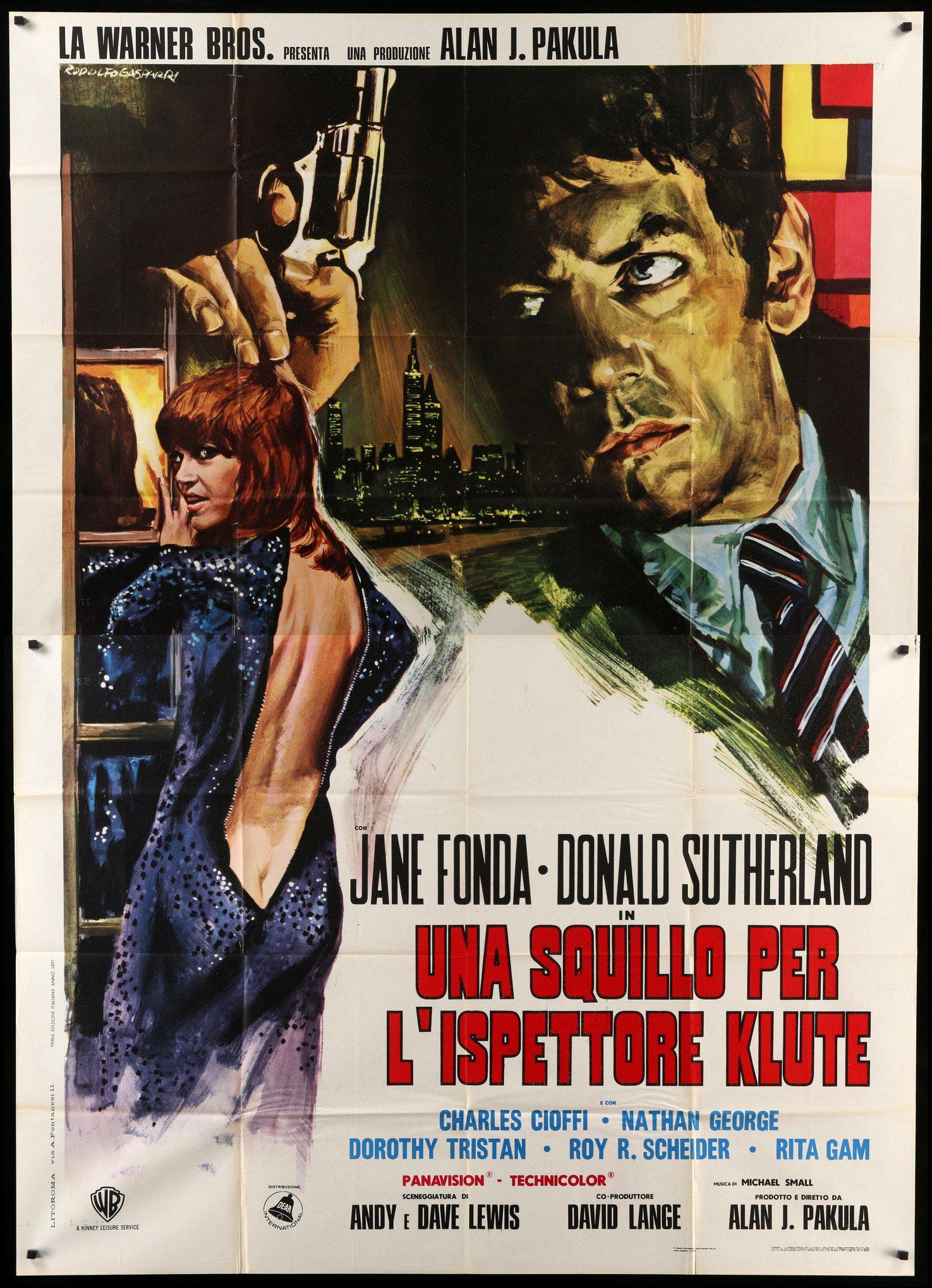 Klute (1971) original movie poster for sale at Originalfilmart