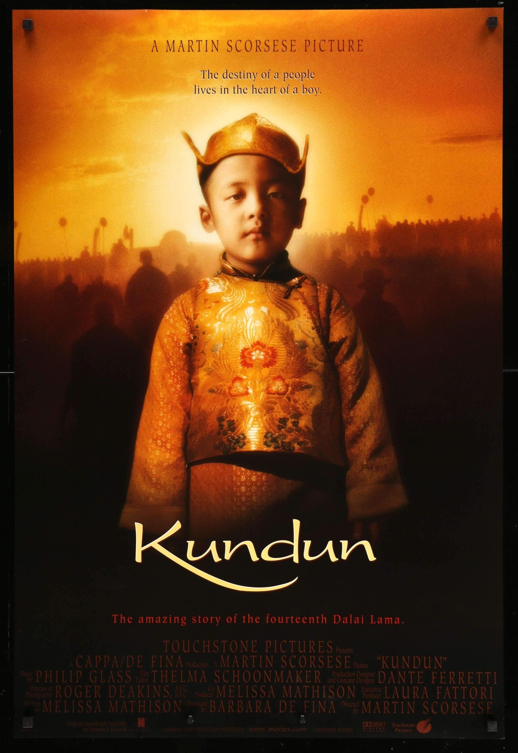 Kundun (1997) original movie poster for sale at Originalfilmart