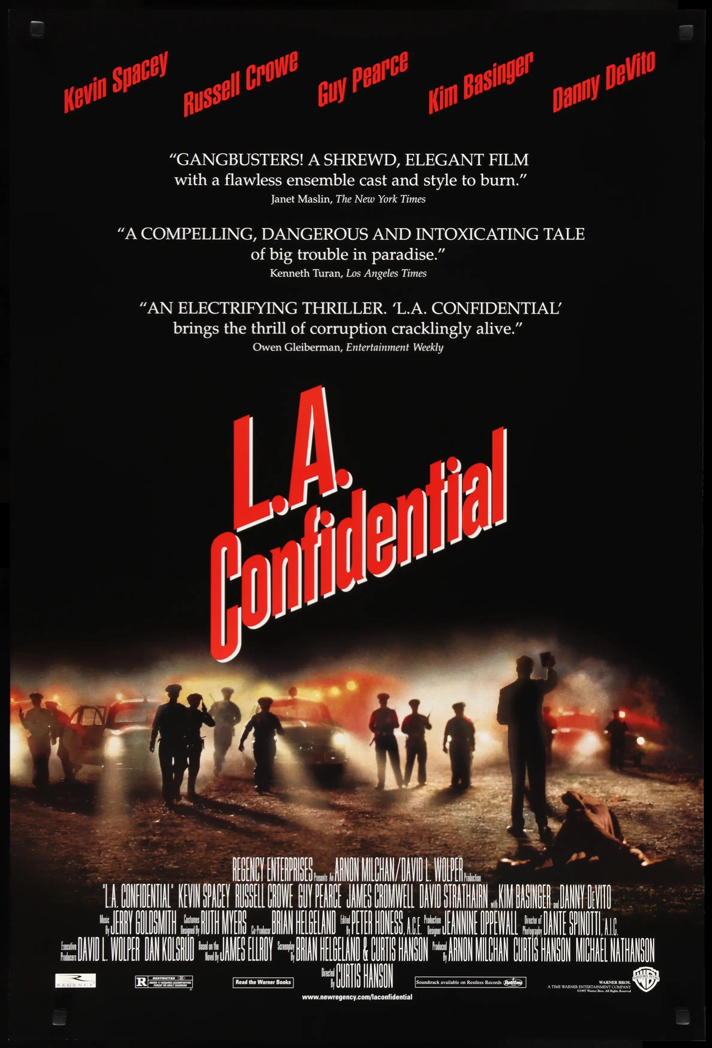 L.A. Confidential (1997) original movie poster for sale at Originalfilmart
