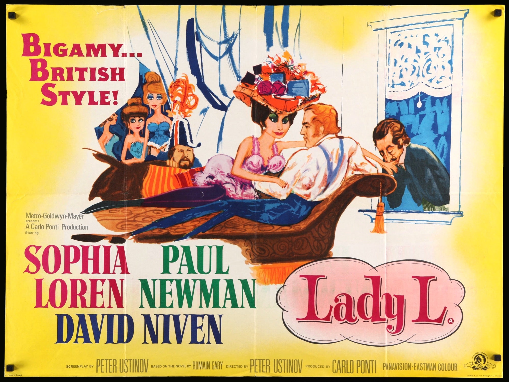 Lady L (1965) original movie poster for sale at Originalfilmart