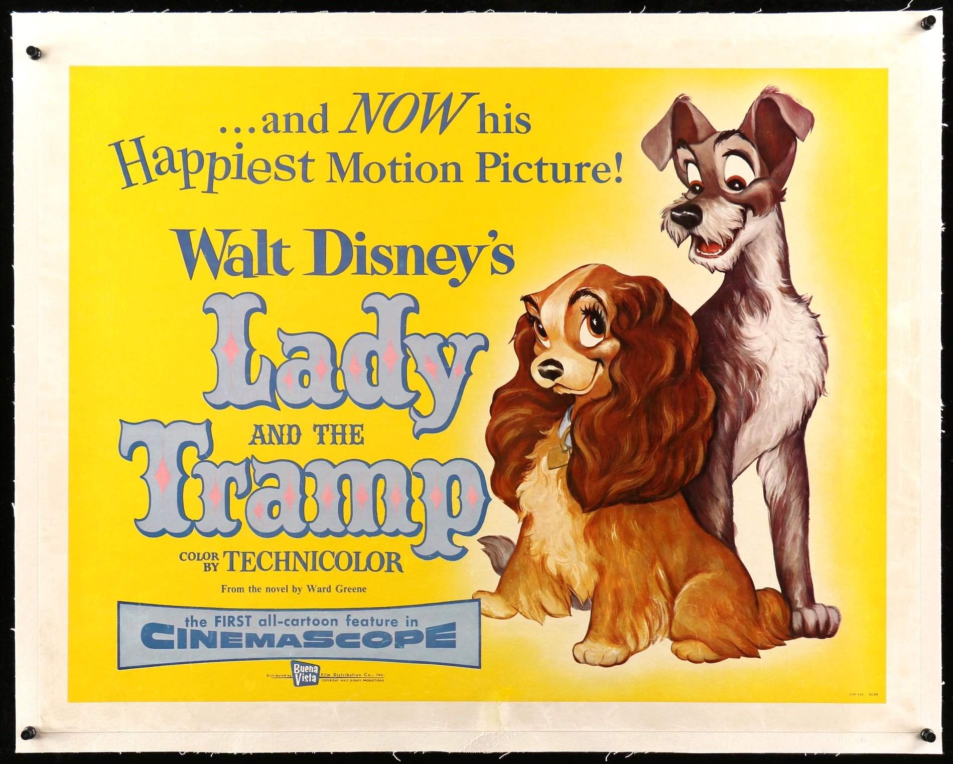 Lady and the Tramp (1955) original movie poster for sale at Originalfilmart