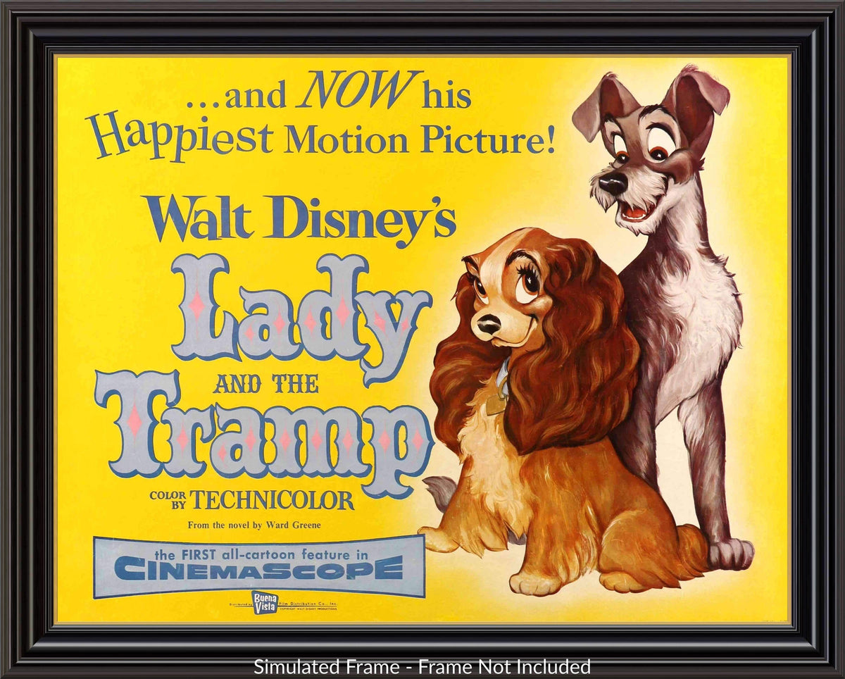 Lady and the Tramp (1955) original movie poster for sale at Originalfilmart