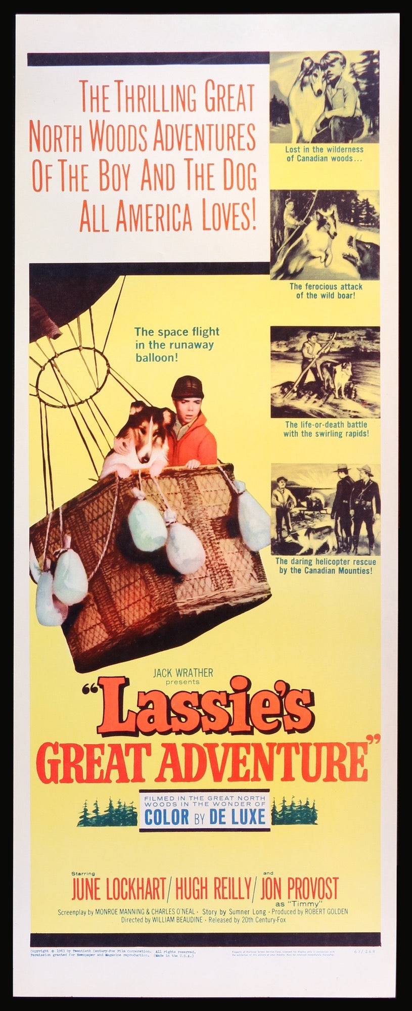 Lassie's Great Adventure (1963) original movie poster for sale at Originalfilmart