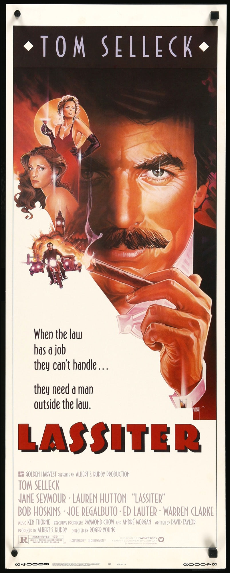 Lassiter (1984) original movie poster for sale at Originalfilmart