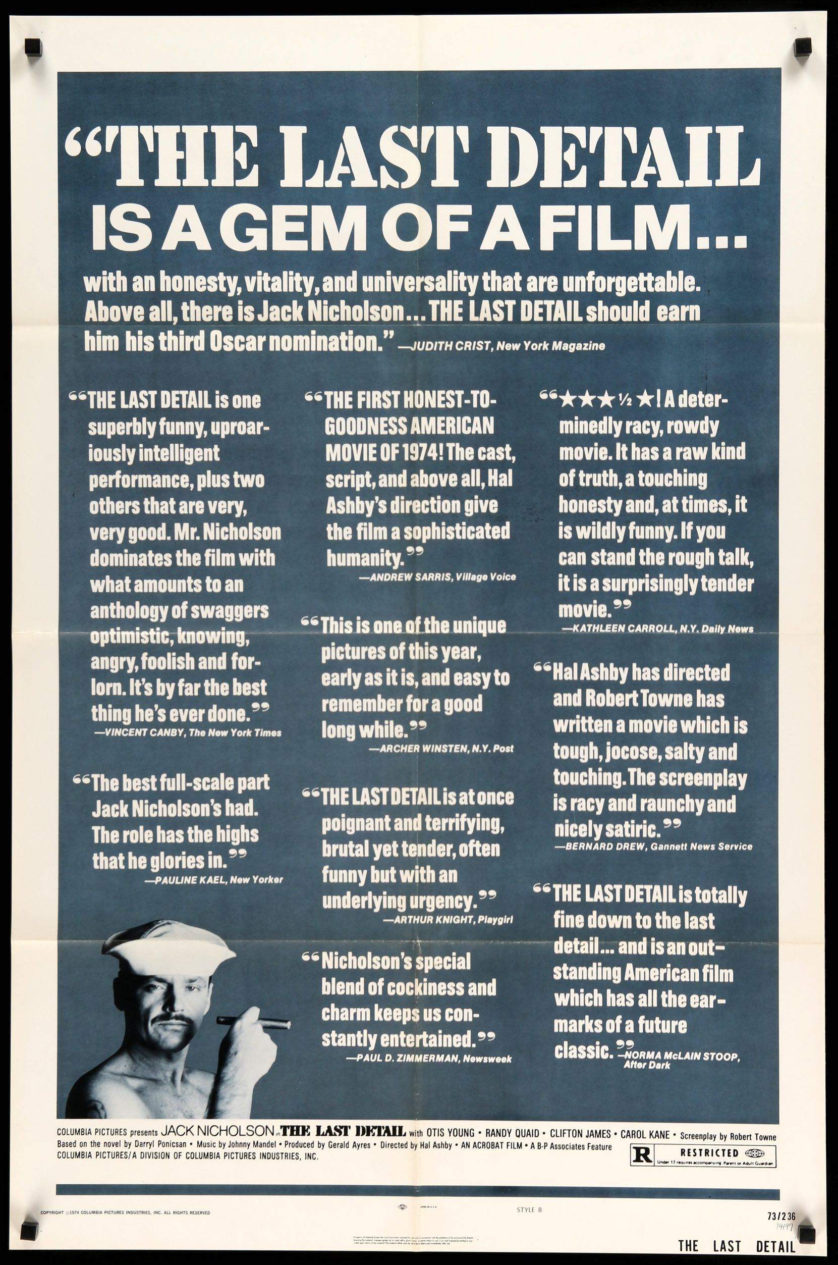 Last Detail (1973) original movie poster for sale at Originalfilmart