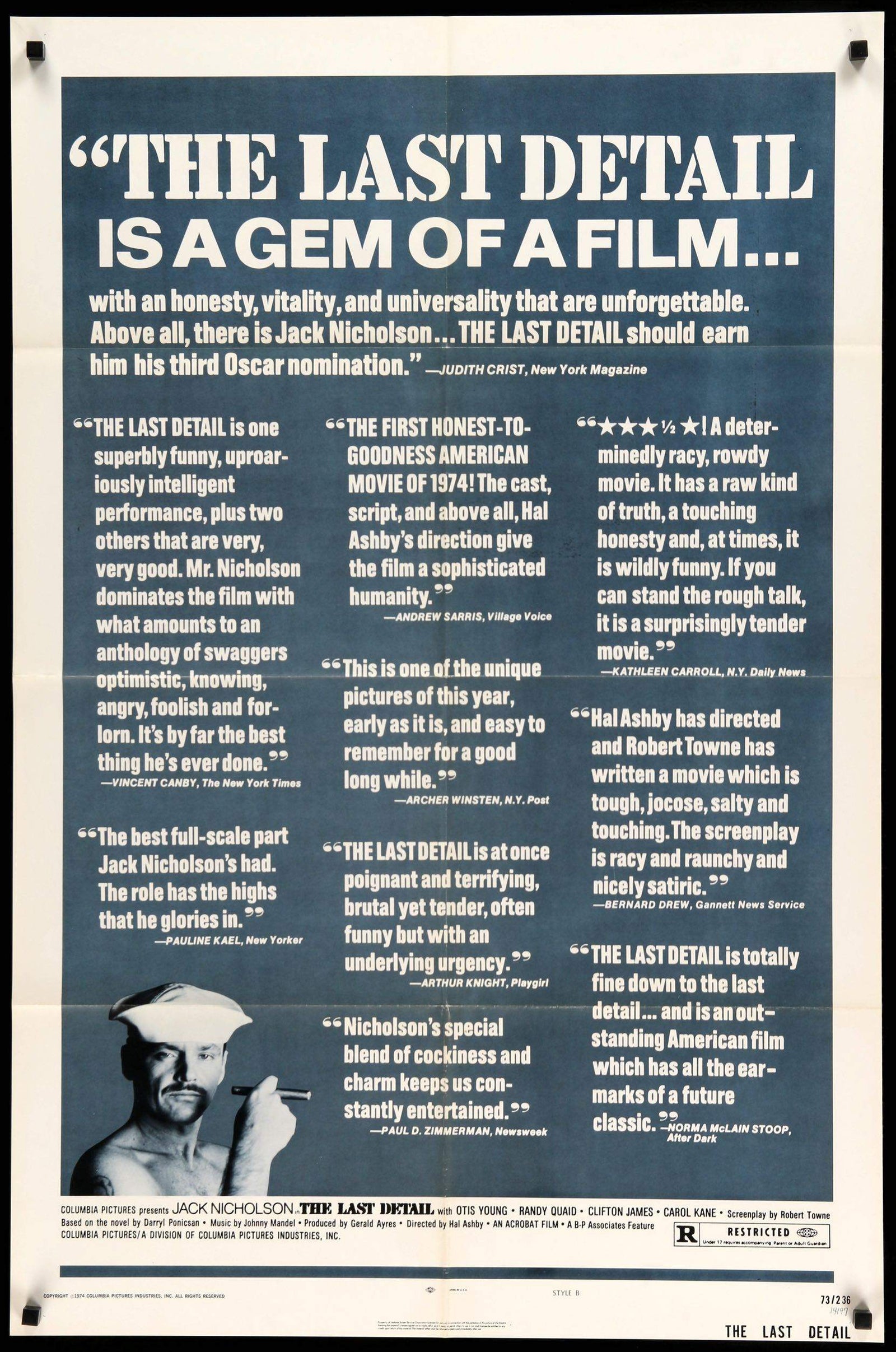Last Detail (1973) original movie poster for sale at Originalfilmart