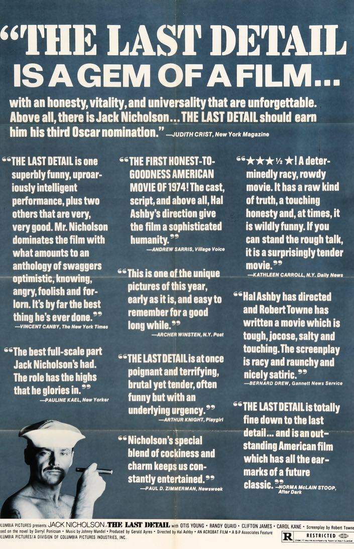 Last Detail (1973) original movie poster for sale at Originalfilmart