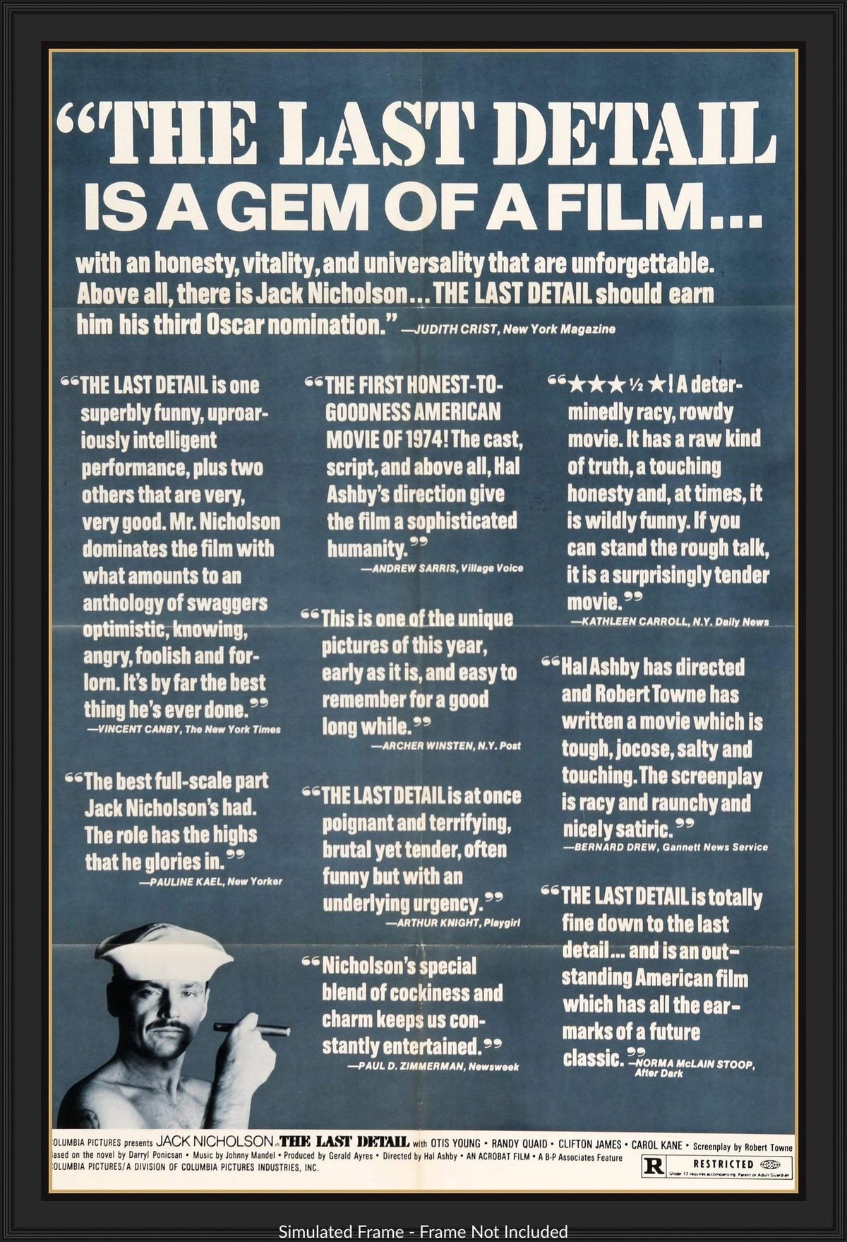 Last Detail (1973) original movie poster for sale at Originalfilmart
