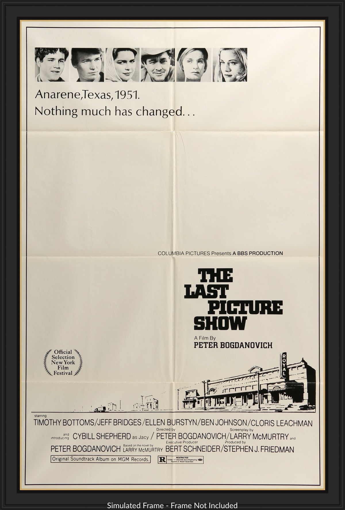 Last Picture Show (1971) original movie poster for sale at Originalfilmart