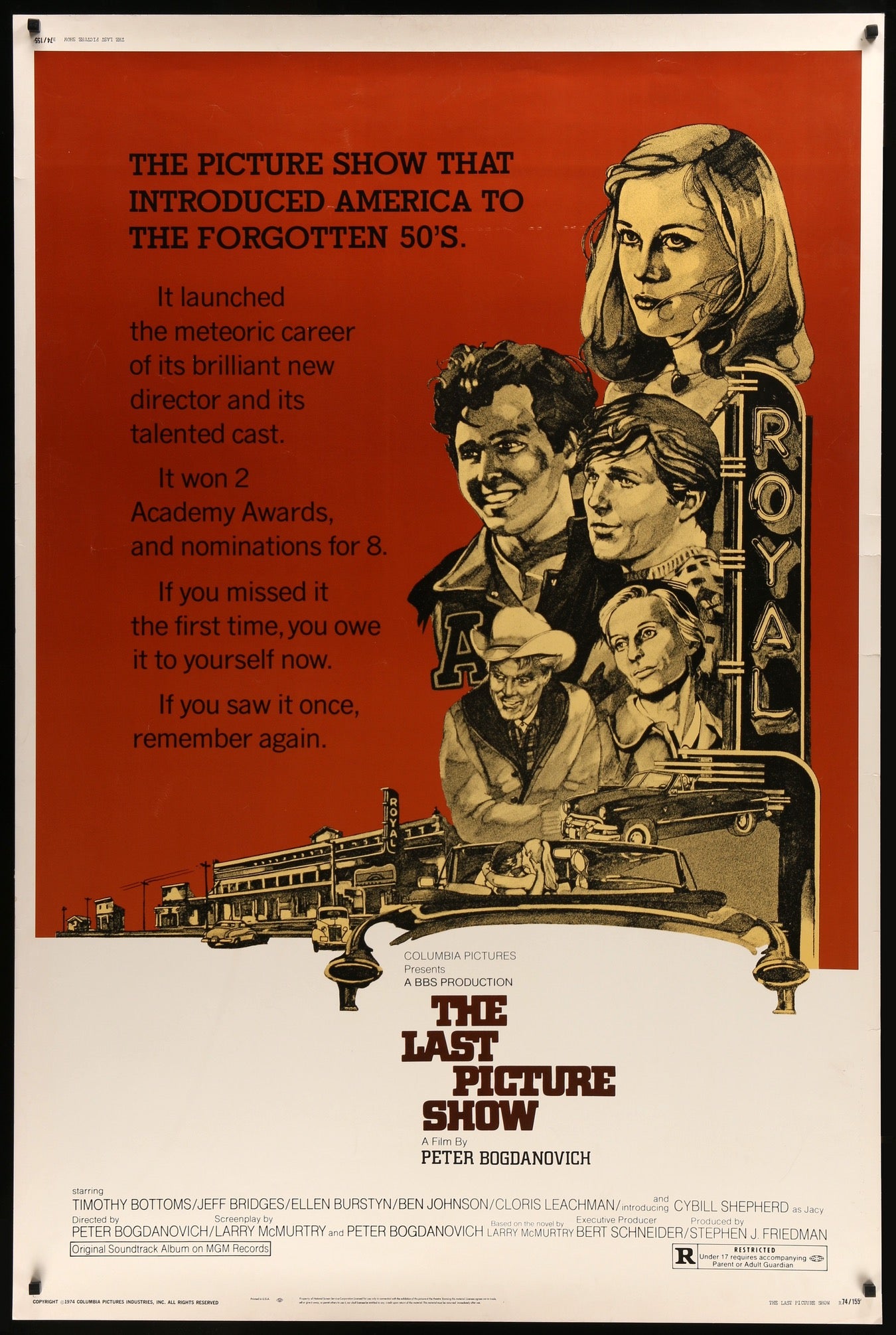 Last Picture Show (1971) original movie poster for sale at Originalfilmart