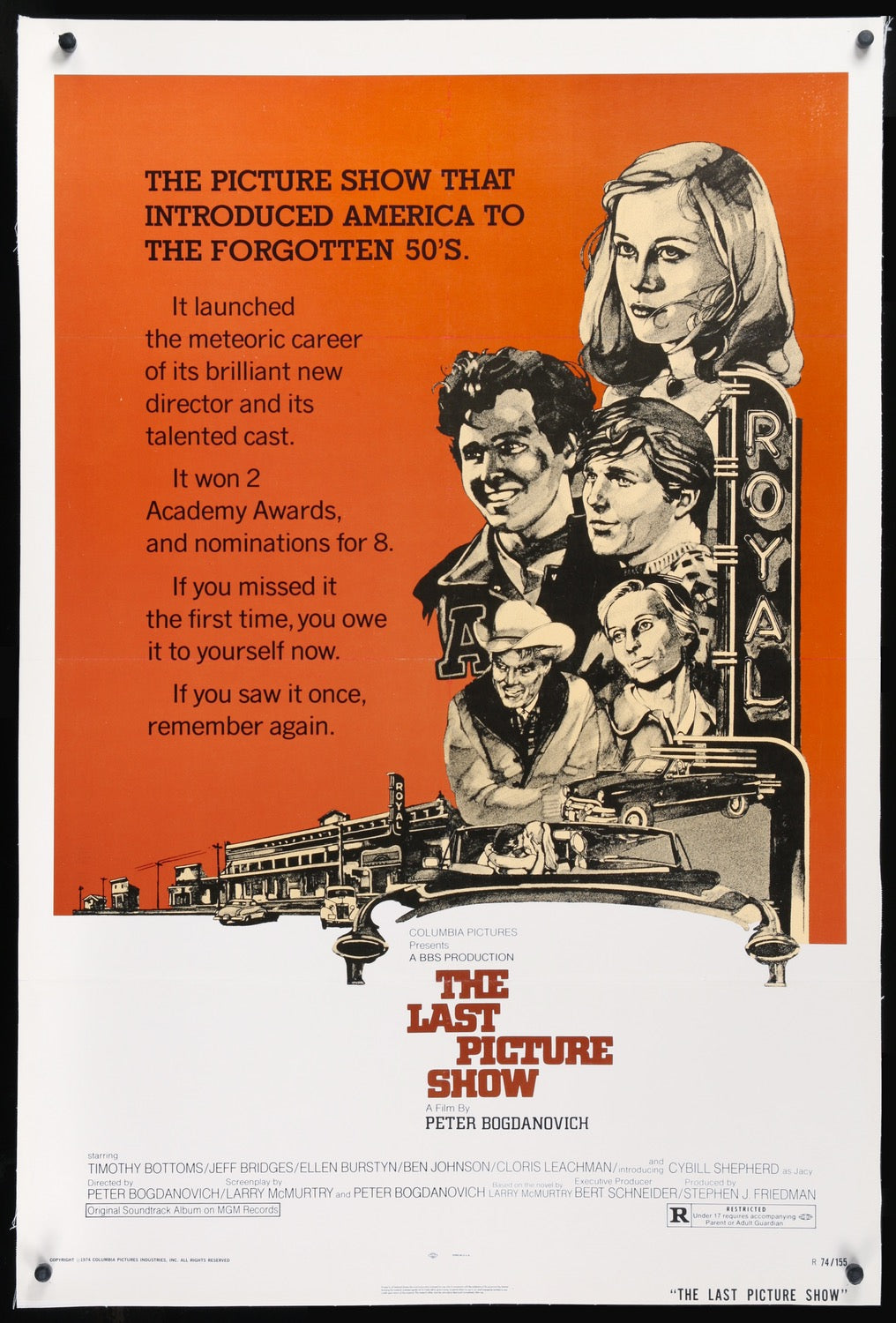 Last Picture Show (1971) original movie poster for sale at Originalfilmart