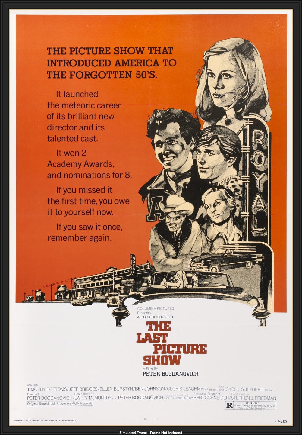 Last Picture Show (1971) original movie poster for sale at Originalfilmart