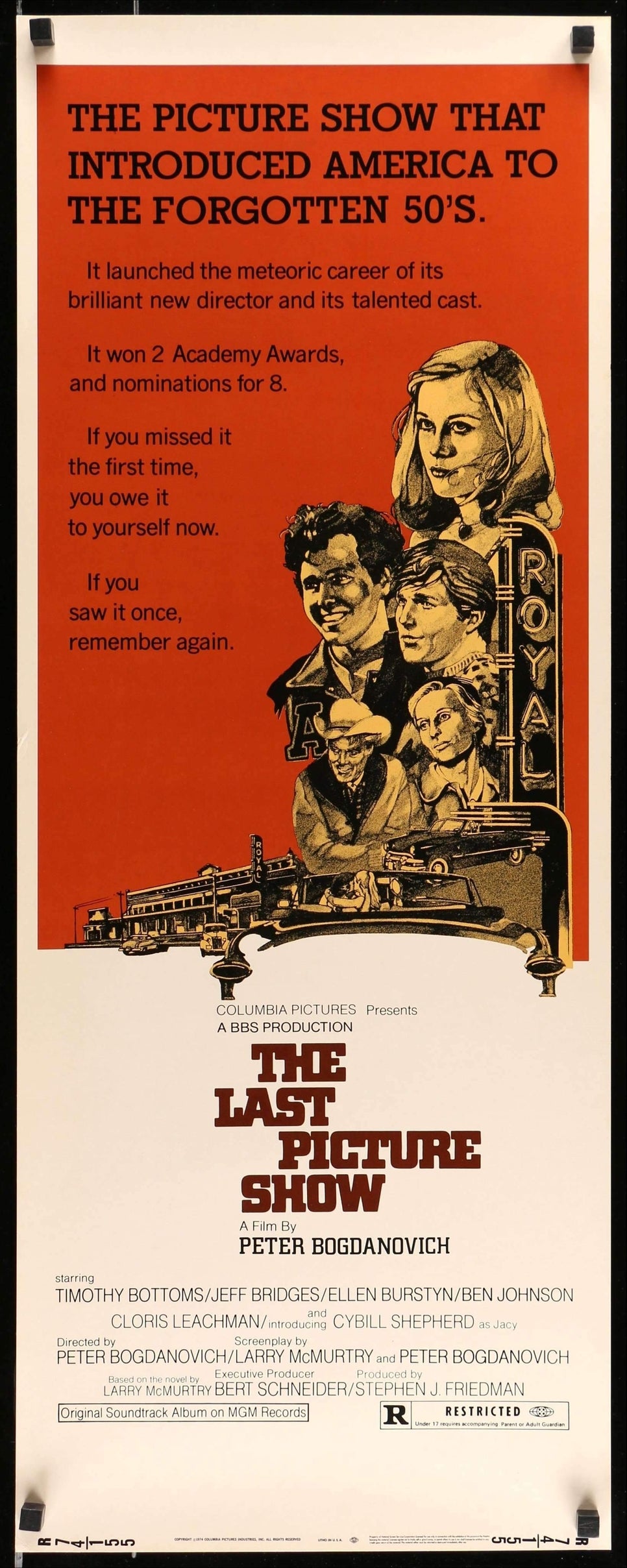 Last Picture Show (1971) original movie poster for sale at Originalfilmart