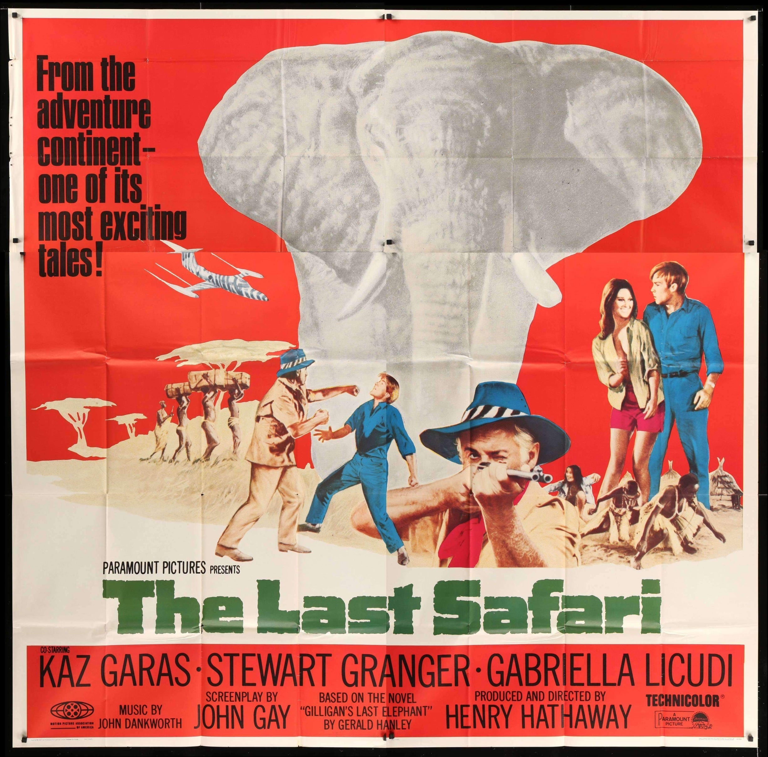Last Safari (1967) original movie poster for sale at Originalfilmart