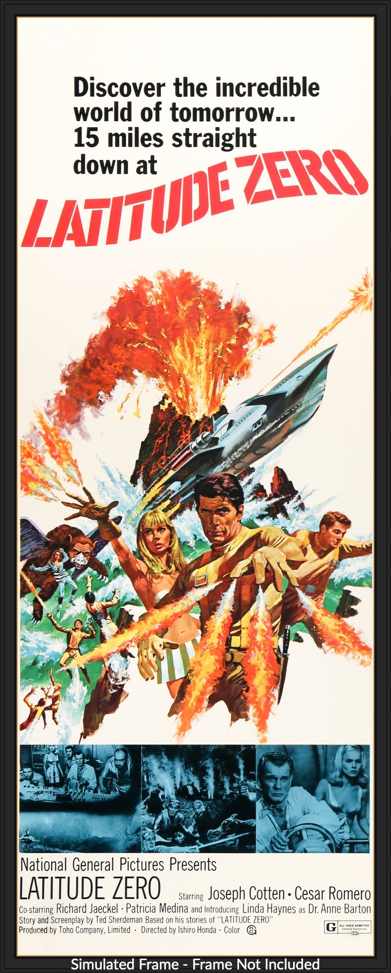Latitude Zero (1969) original movie poster for sale at Originalfilmart
