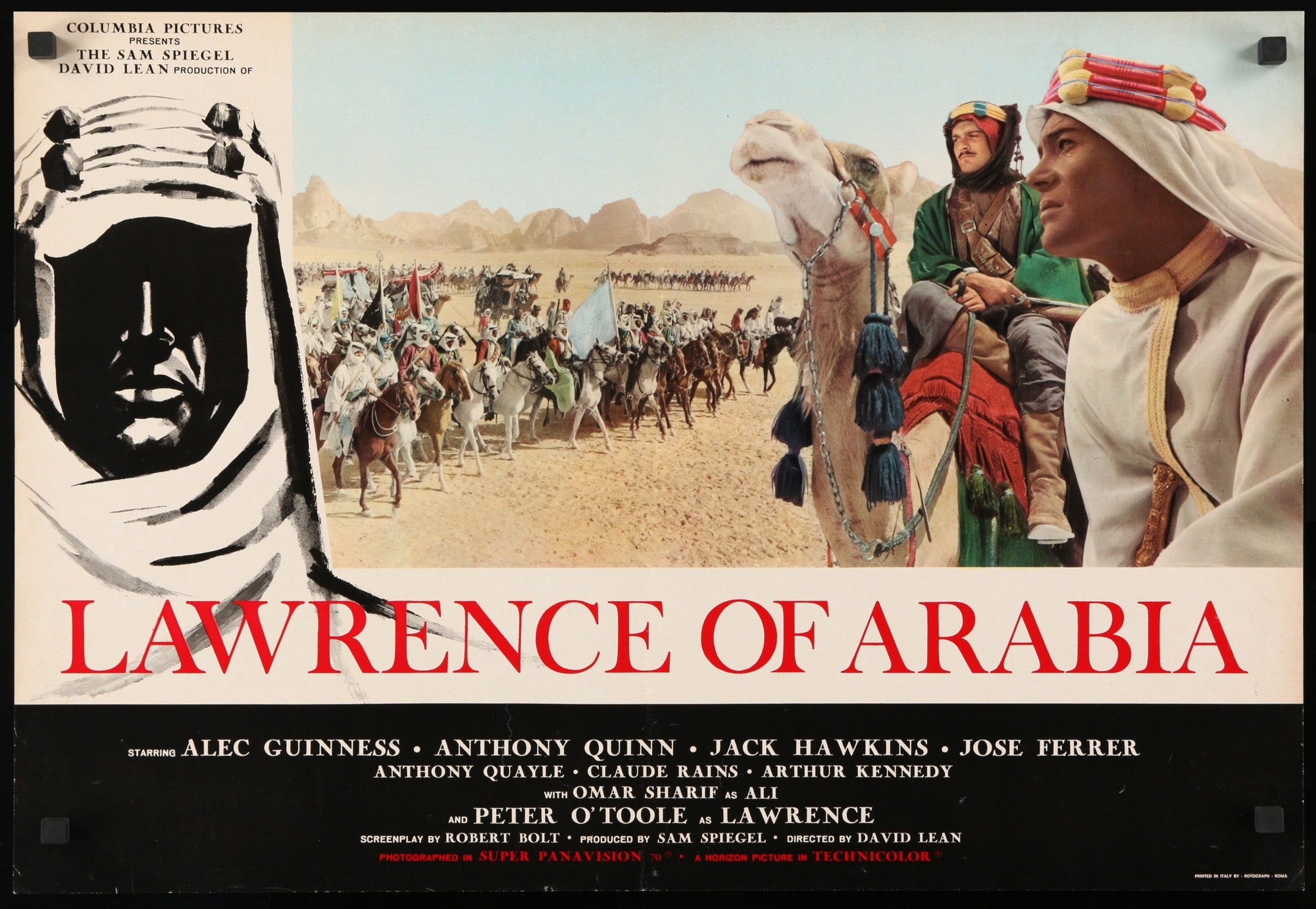 Lawrence of Arabia (1962) original movie poster for sale at Originalfilmart