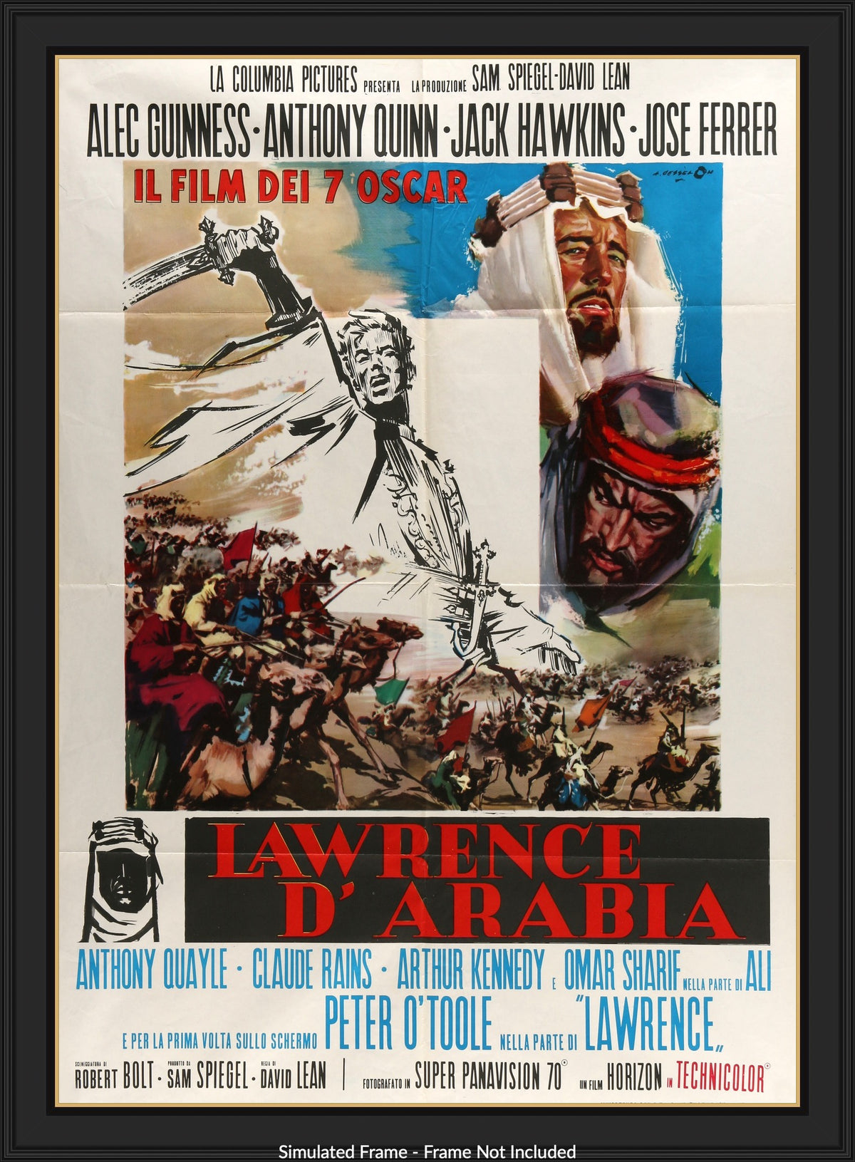 Lawrence of Arabia (1962) original movie poster for sale at Originalfilmart