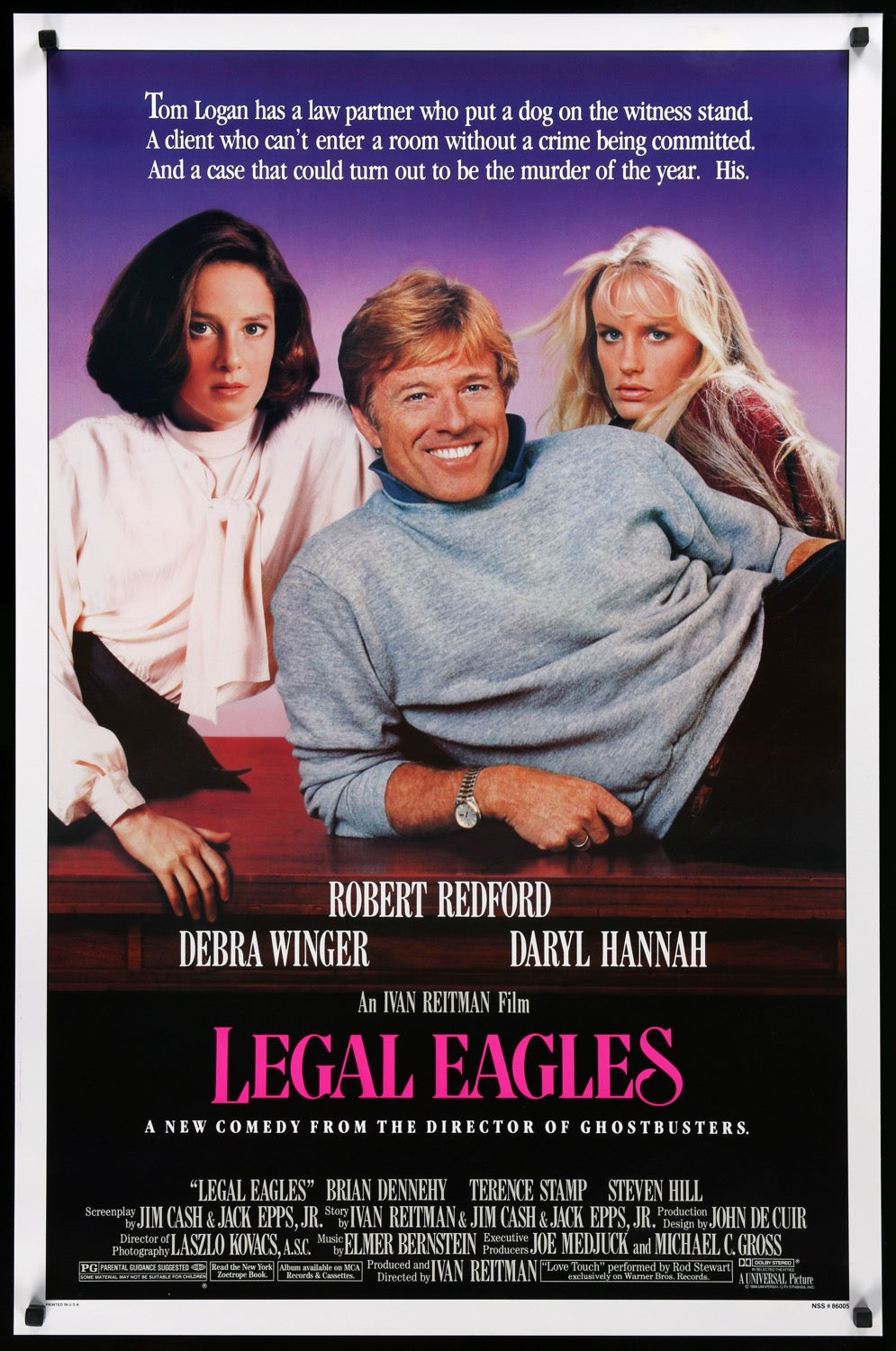 Legal Eagles (1986) original movie poster for sale at Originalfilmart