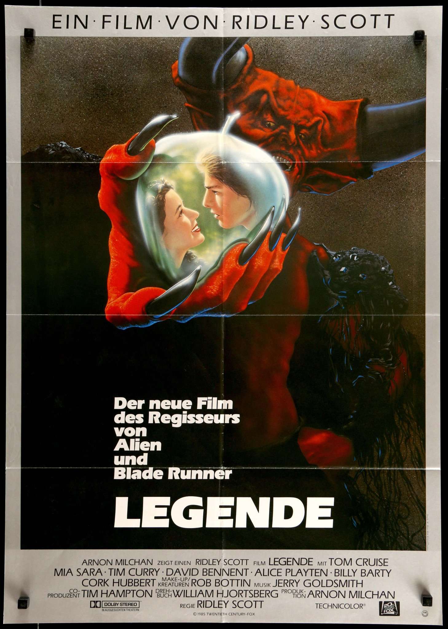 Legend (1985) original movie poster for sale at Originalfilmart