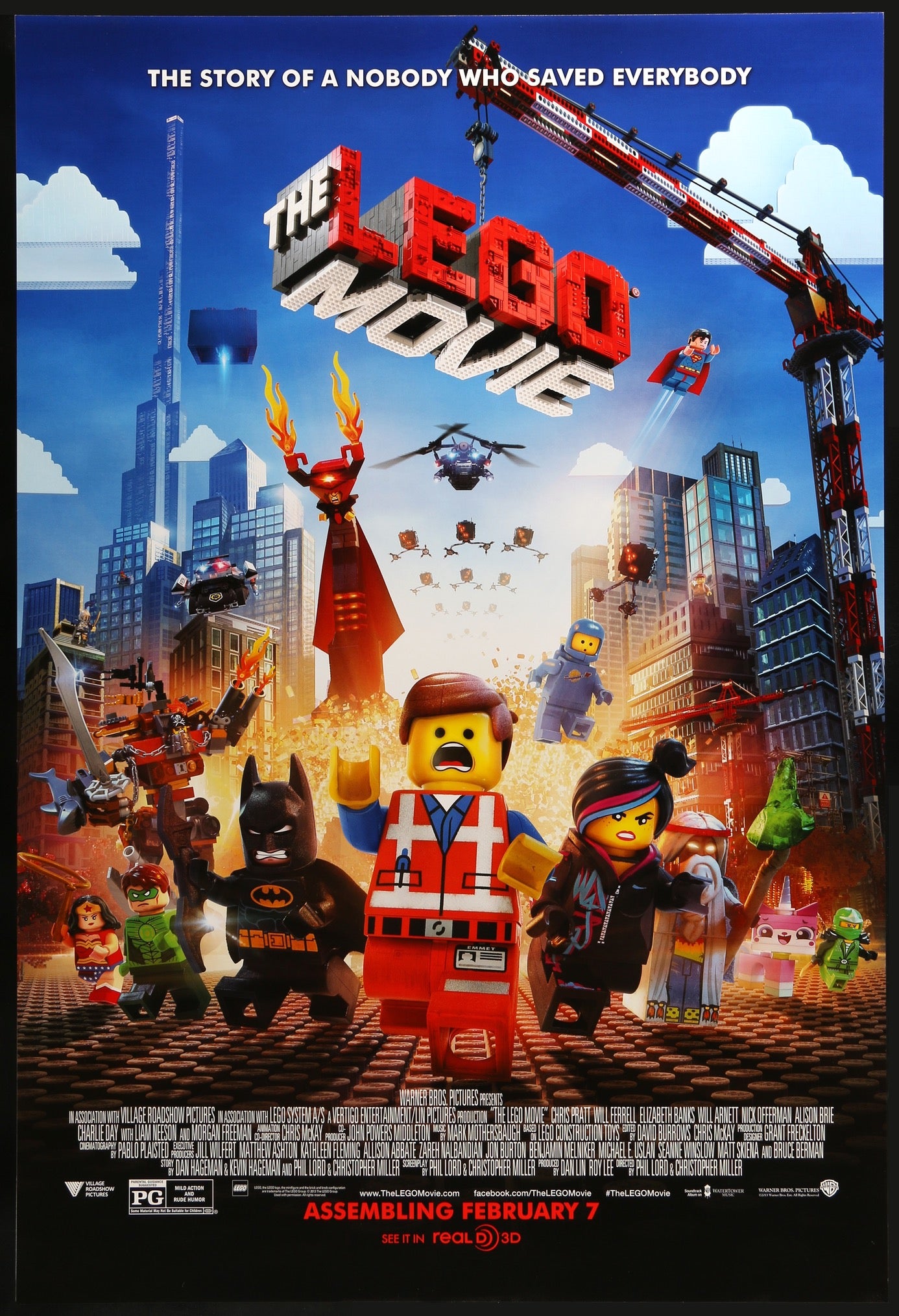 Lego Movie (2014) original movie poster for sale at Originalfilmart