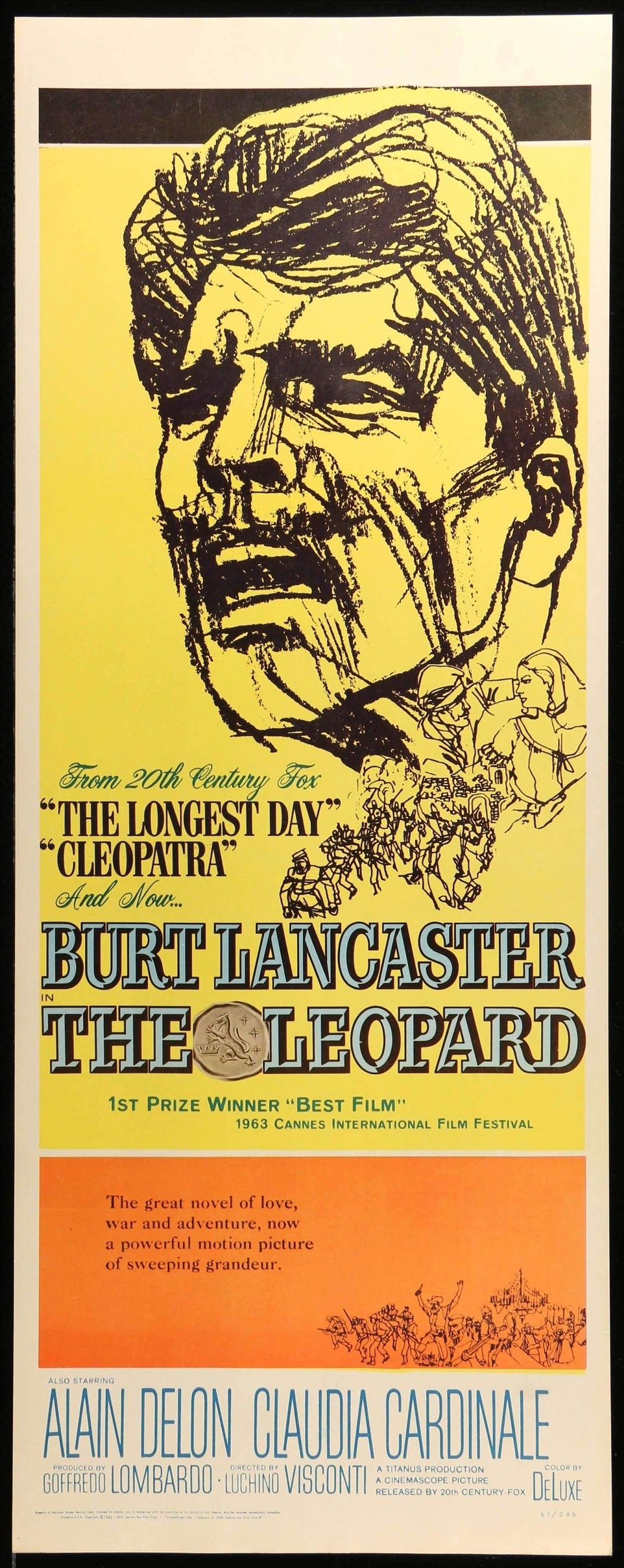 Leopard (1963) original movie poster for sale at Originalfilmart