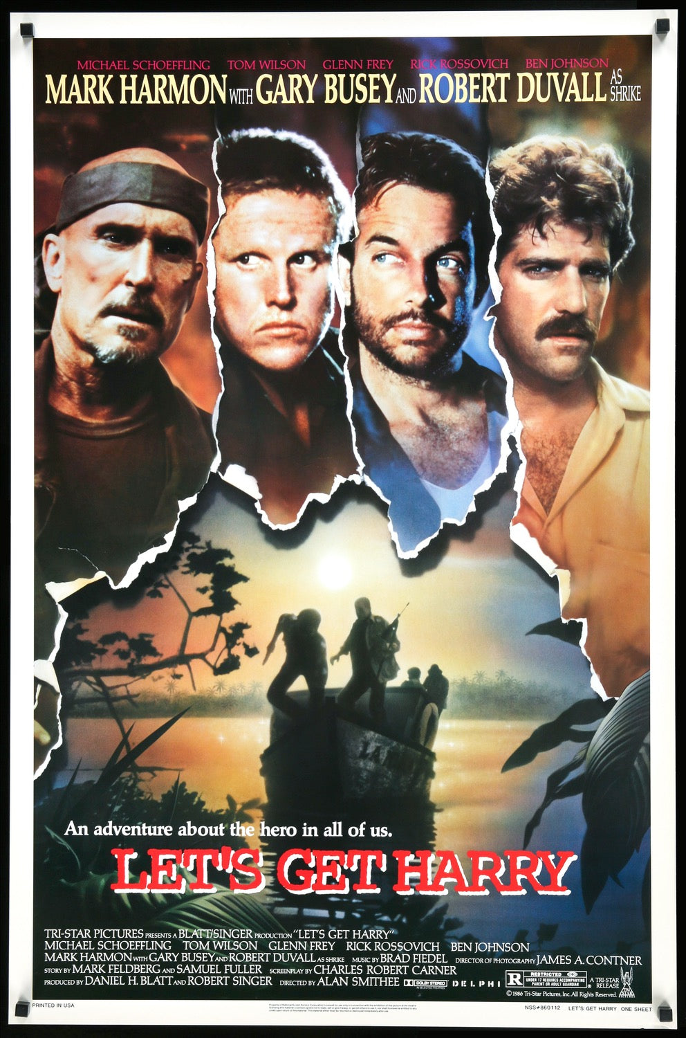 Let's Get Harry (1986) original movie poster for sale at Originalfilmart