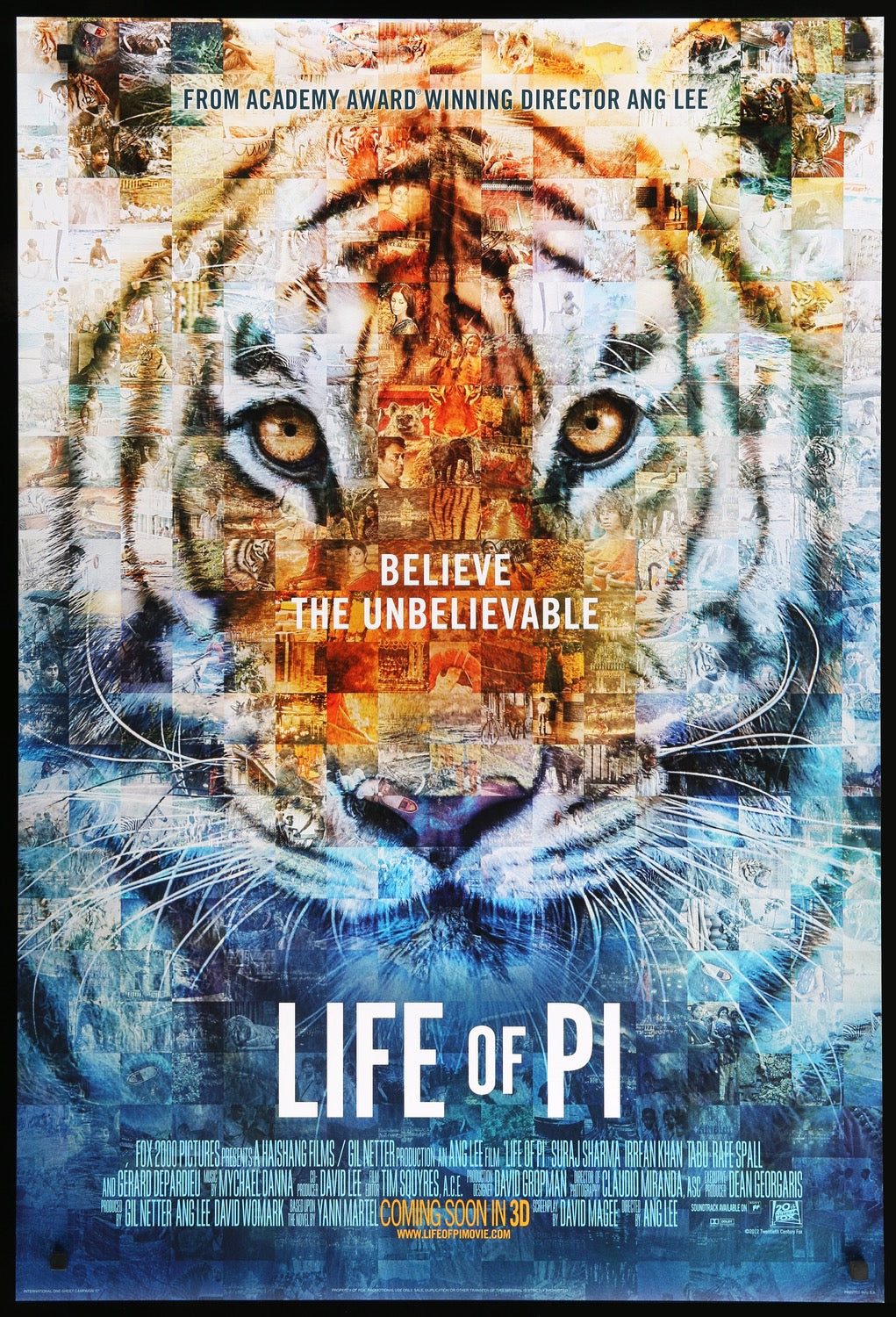 Life of Pi (2012) original movie poster for sale at Originalfilmart