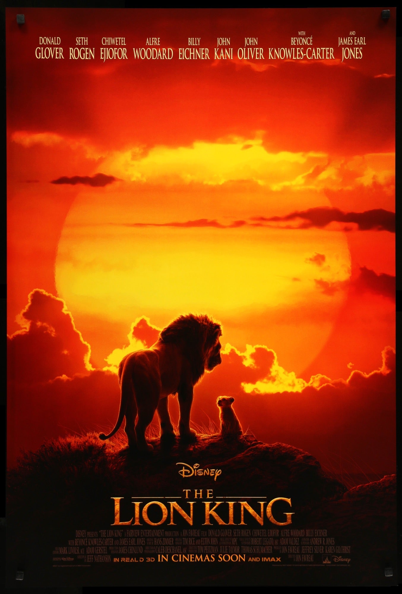 Lion King (2019) original movie poster for sale at Originalfilmart