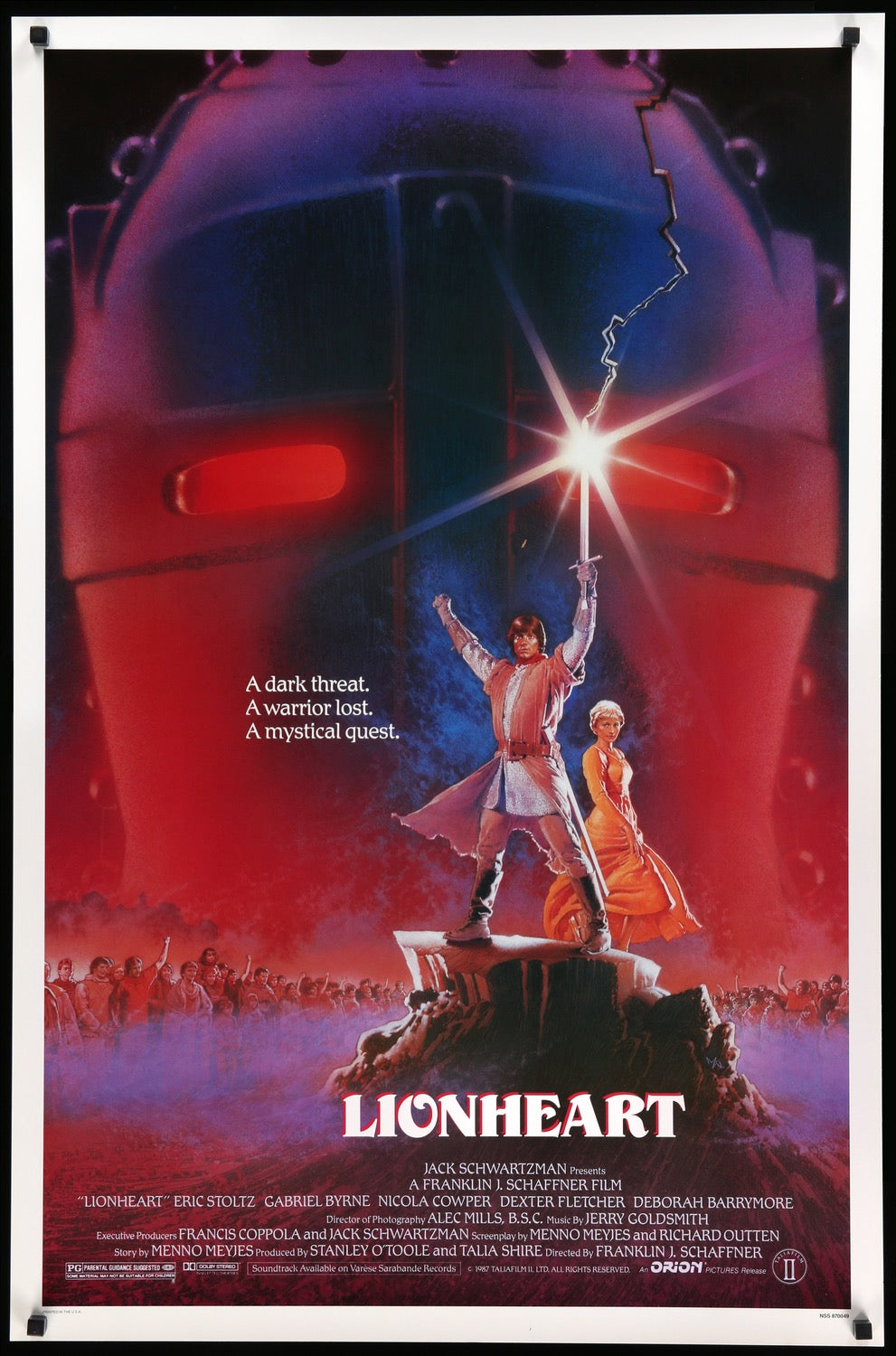 Lionheart (1987) original movie poster for sale at Originalfilmart