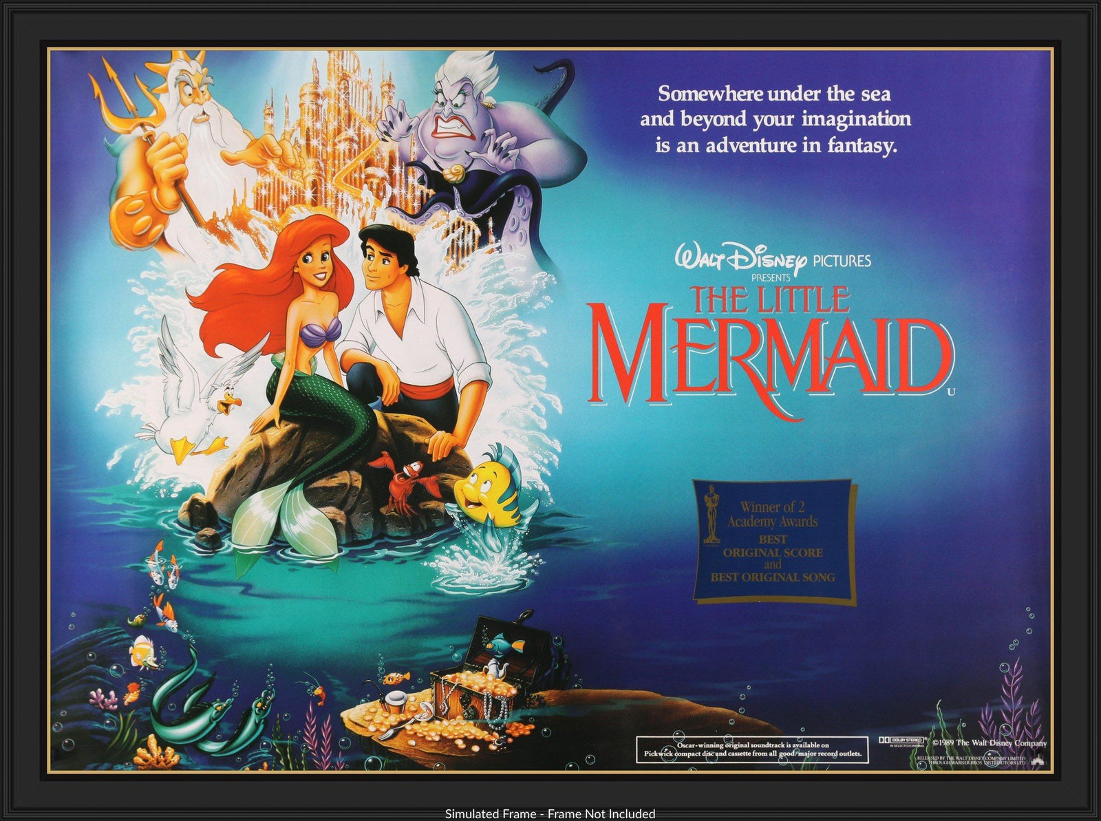 Little Mermaid (1989) original movie poster for sale at Originalfilmart