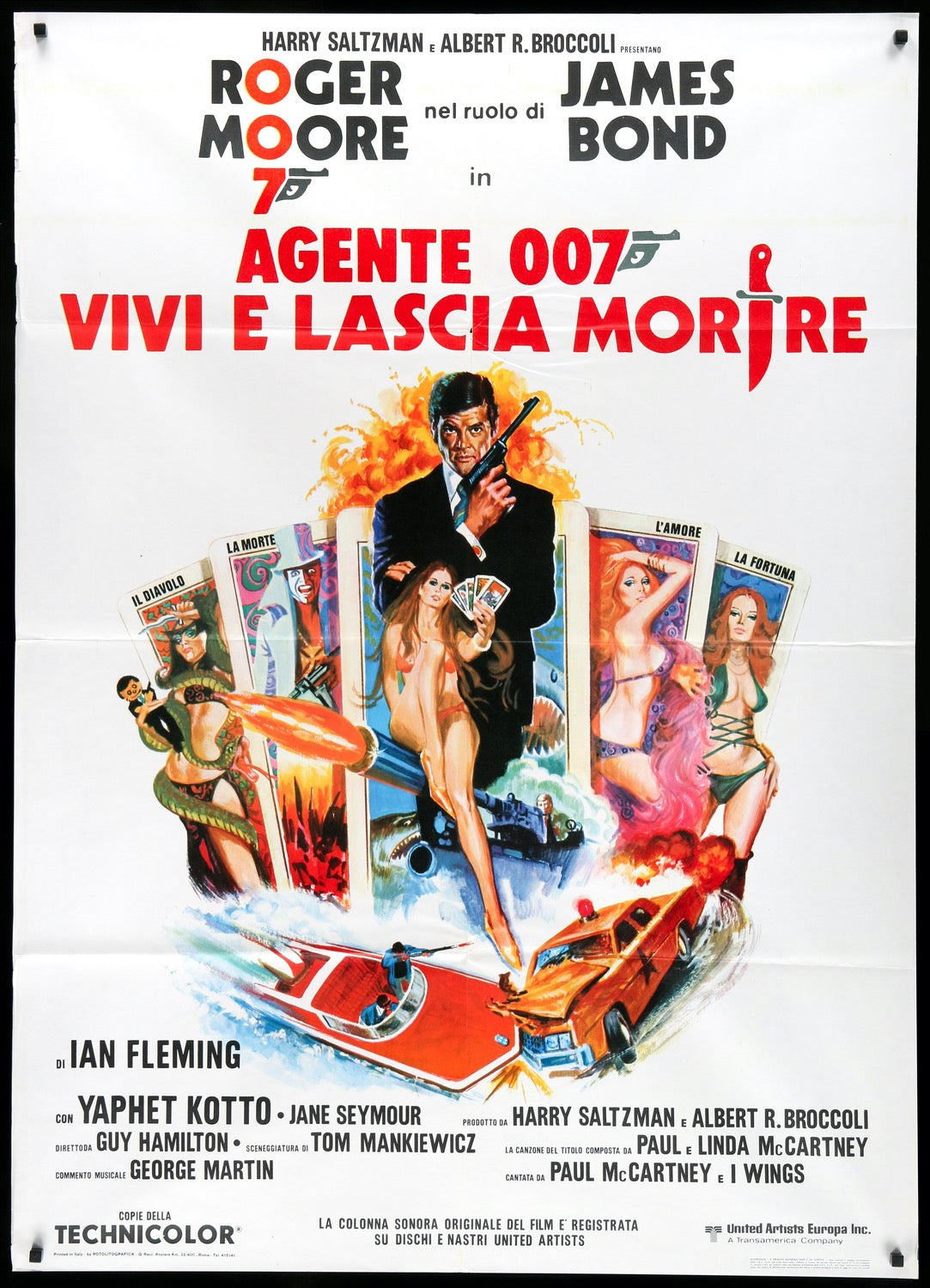 Live and Let Die (1973) original movie poster for sale at Originalfilmart