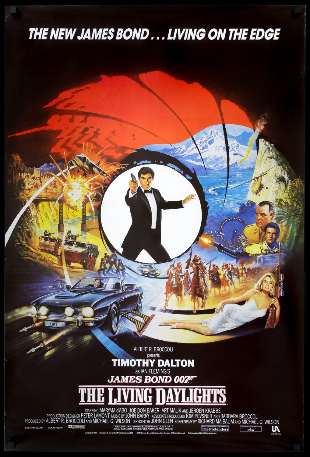 Living Daylights (1987) original movie poster for sale at Originalfilmart